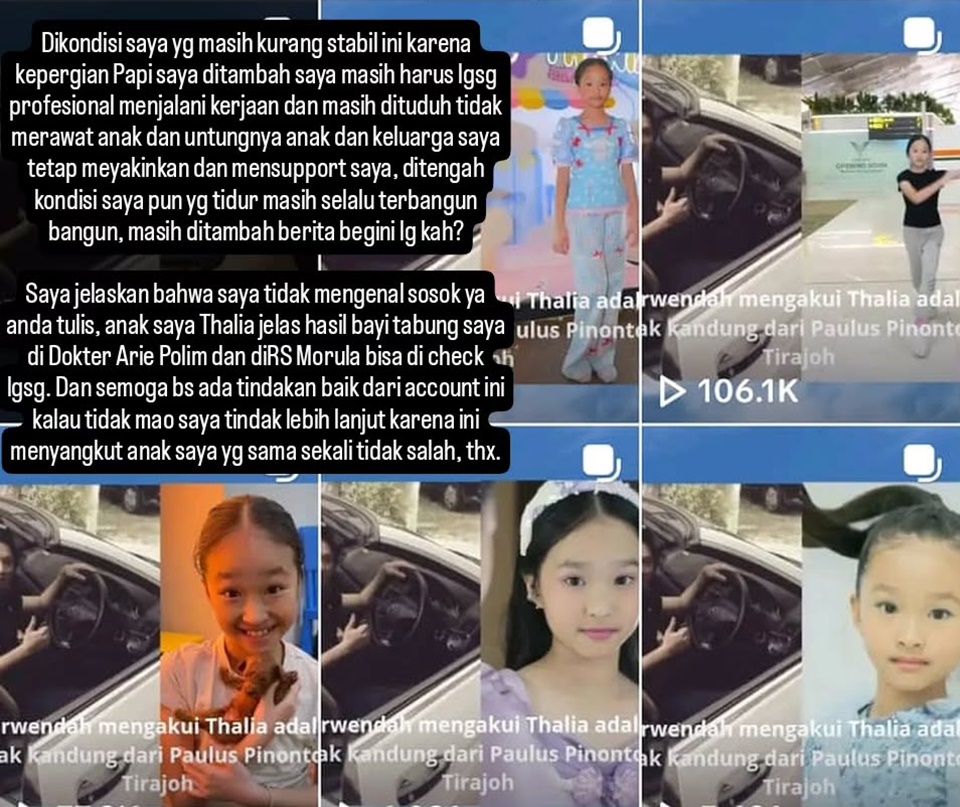 Sarwendah Ikut Peringati Akun Jahat Yang Sebar Narasi Hoaks Soal Sang Putri [Instagram]